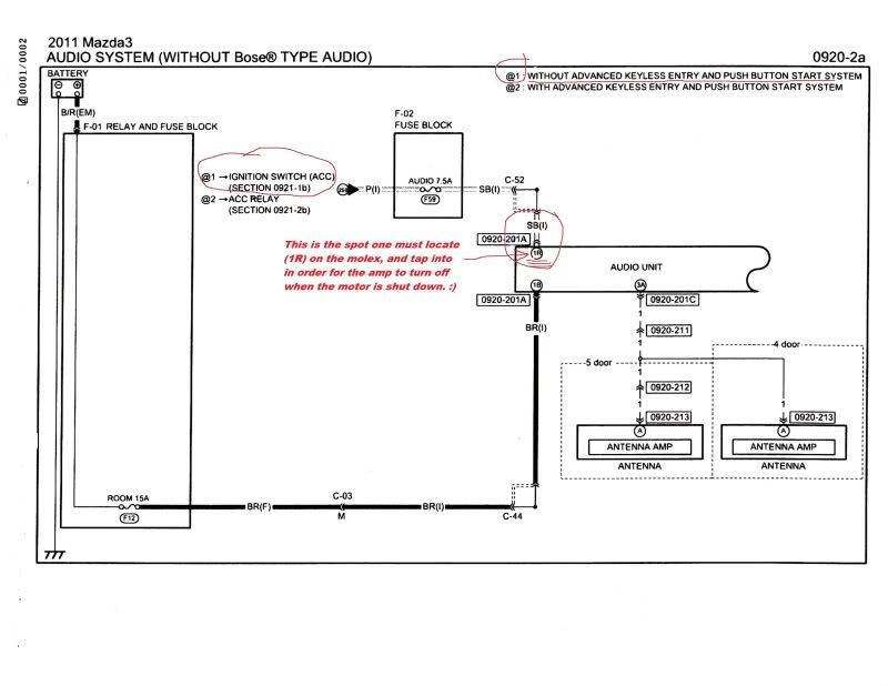 2011 Headunit wire schematic n junction layout